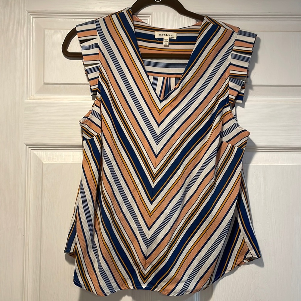 Striped tank blouse